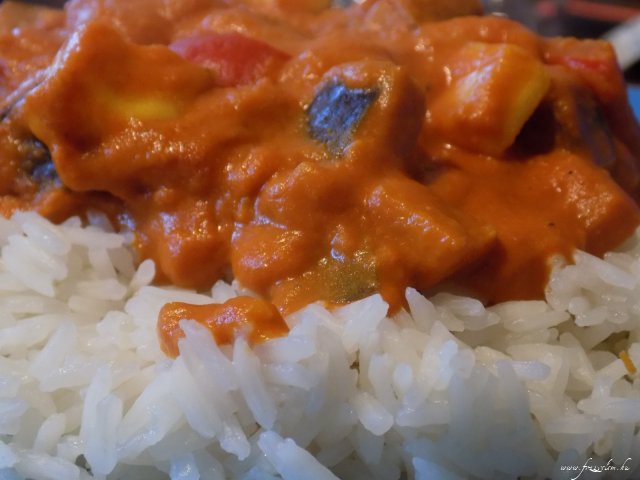 Padlizsán Curry